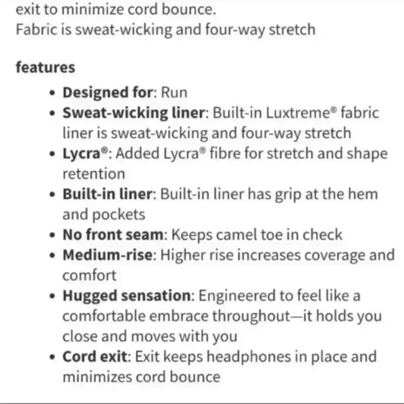 Lululemon Lost in Pace Skirt with shorts Sz 6T - Picture 4 of 9